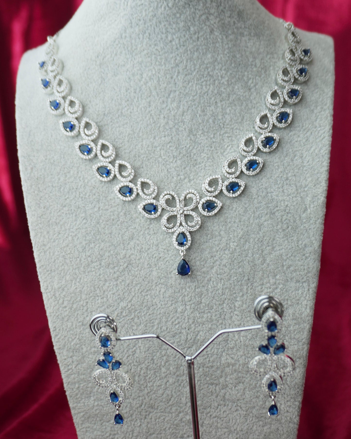 AD Stone Necklace Set D058