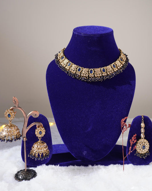 Kundan Necklace Set AGK037