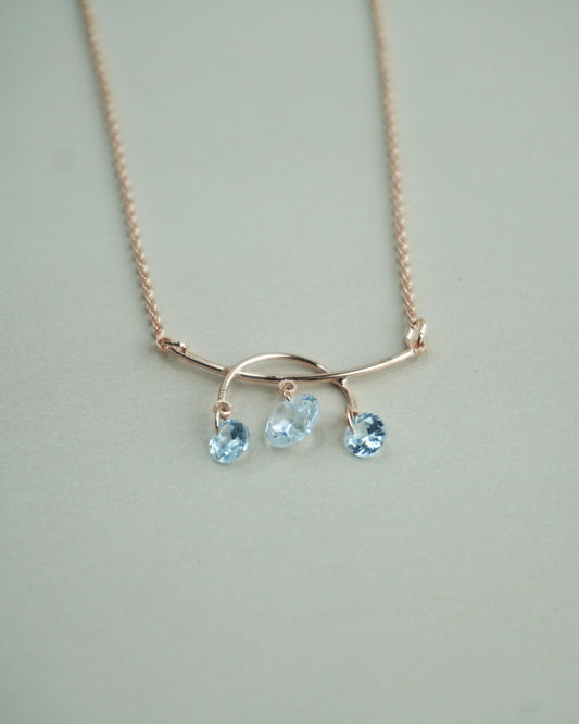 Rose Gold AD Pendant Chain C004