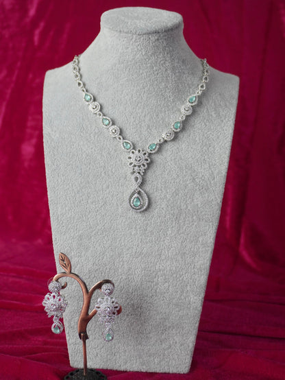 mint ad necklace set