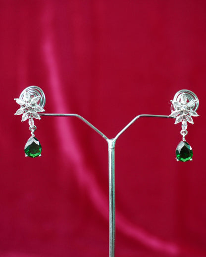 Green AD Earrings