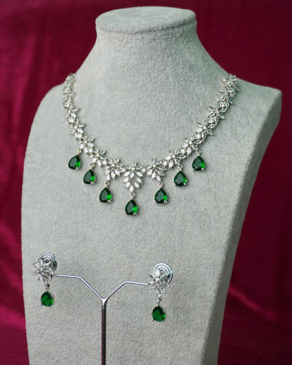 Green AD Necklace Set