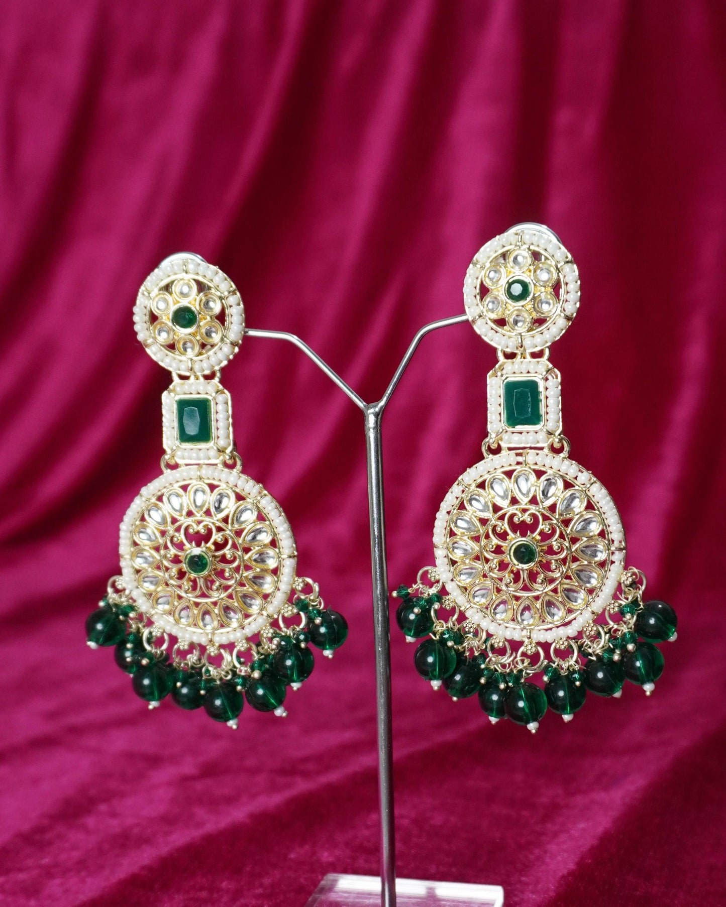 Kundan Jhumka Earrings JK001