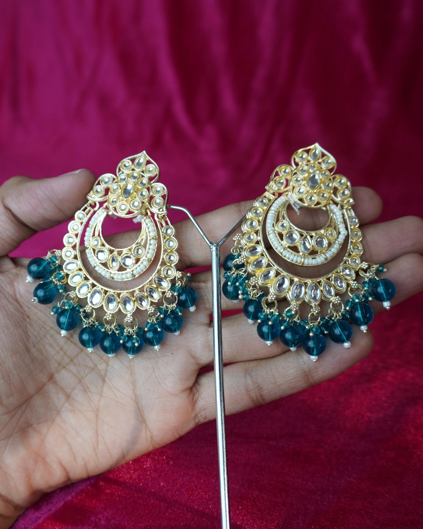 Kundan Jhumka Earrings JK010