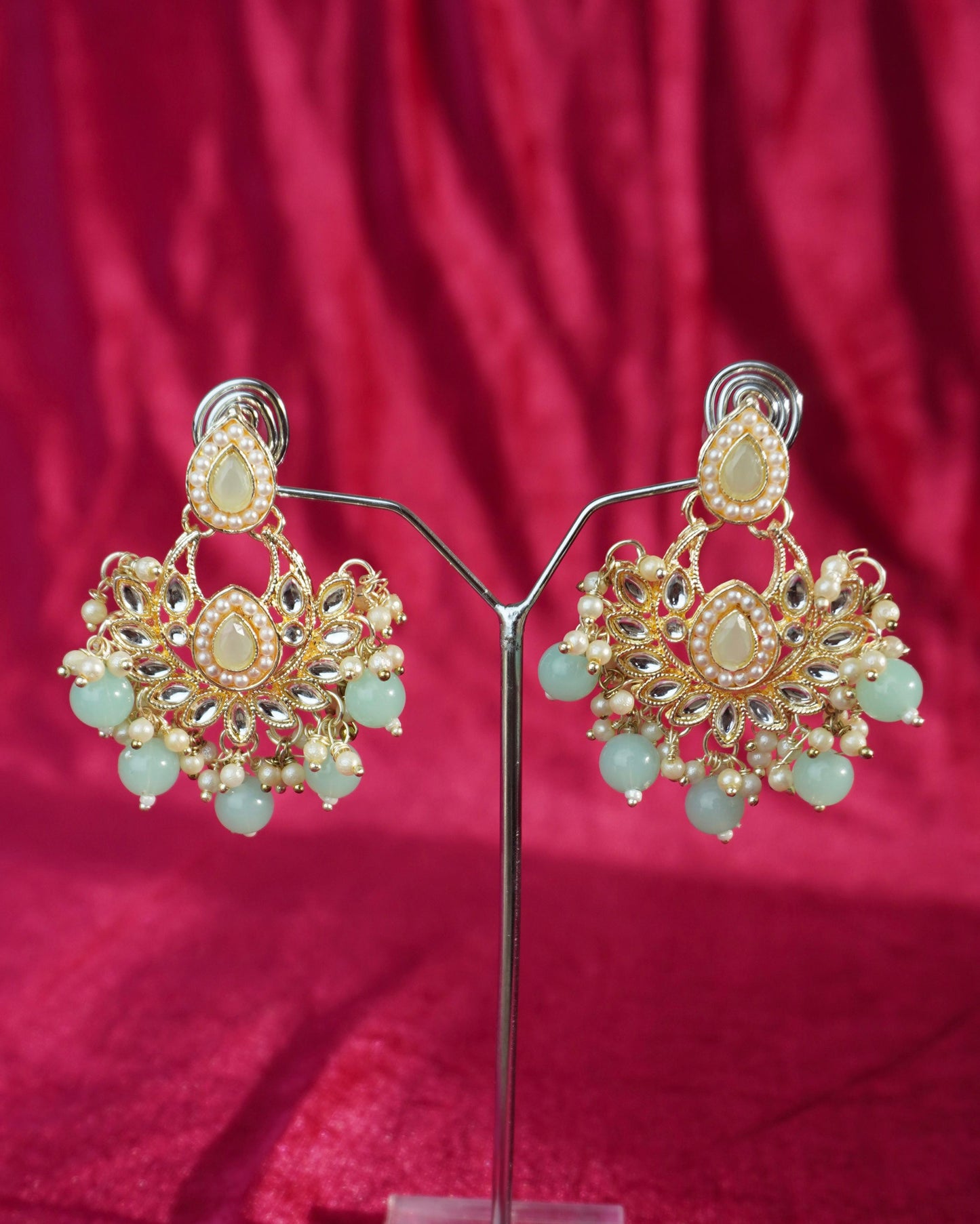 Kundan Jhumka Earrings JK007