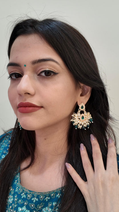 Kundan Jhumka Earrings JK007