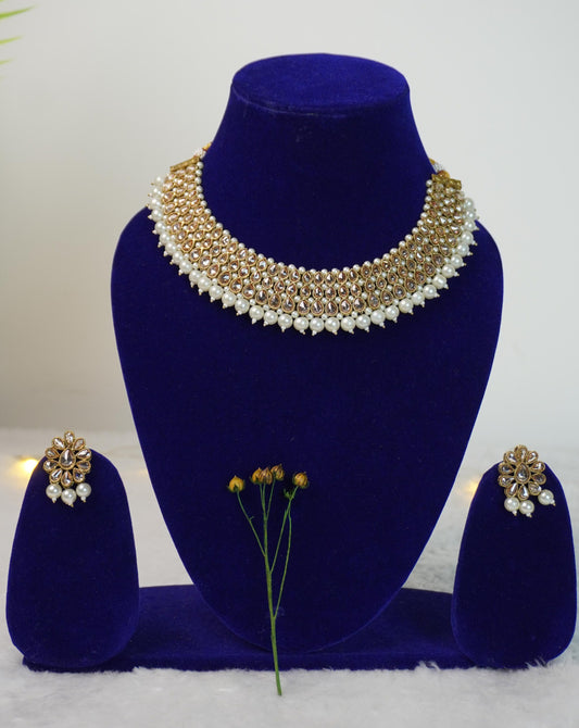 Kundan Necklace Set K040