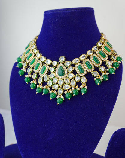 Kundan Necklace Set K043