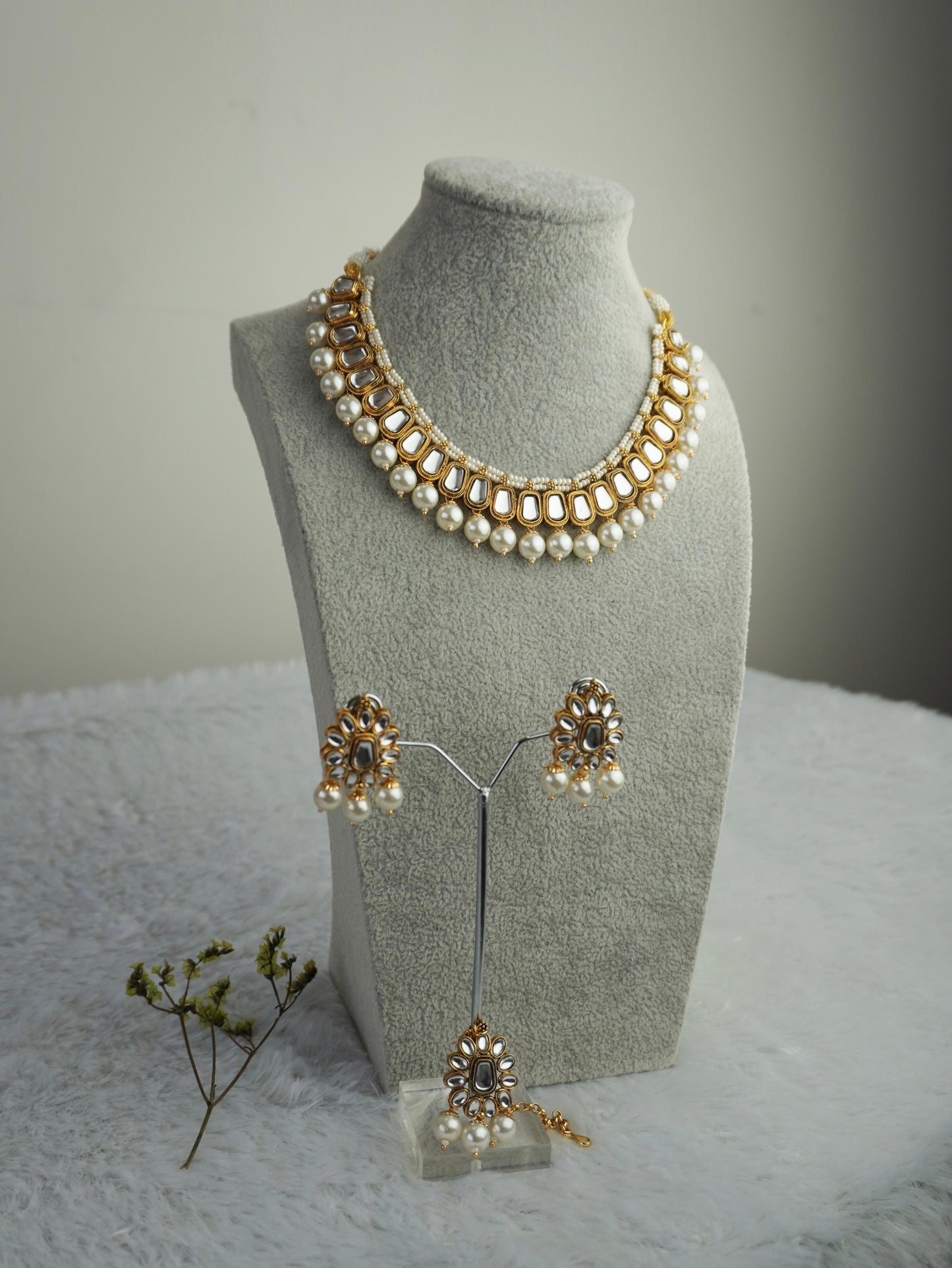 Kundan Necklace Set K055